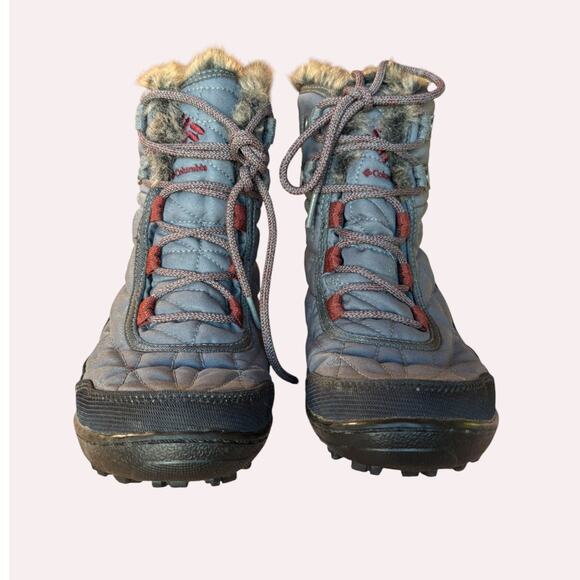 Columbia Minx Shorty III Waterproof Fur Trimmed Lightweight Snow Bootie size 8.5 - Picture 5 of 16